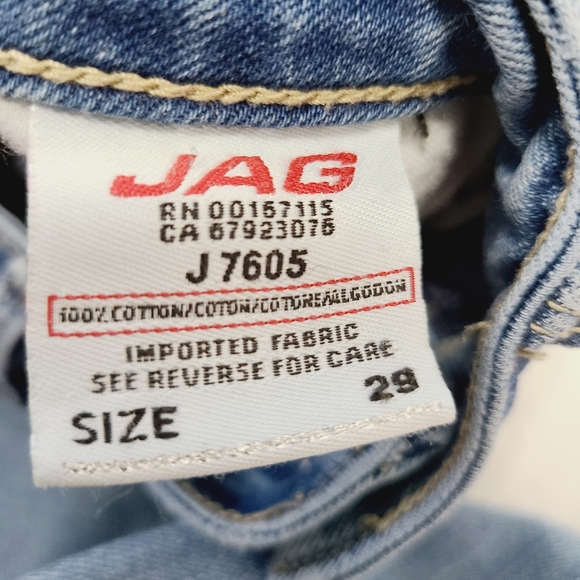 Light Blue High Rise Skinny Jeans - Picture 4 of 5